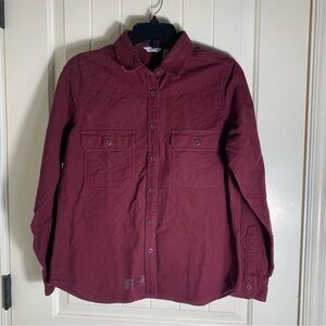 Woolrich Women’s 100% Cotton Thick Flannel Shirt Size Small